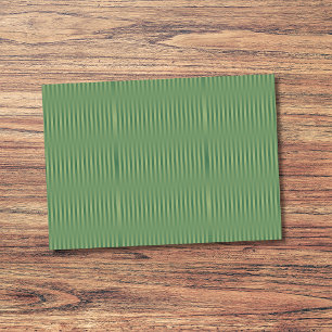 Einfache Vintage Olive Sage Grüne Streifen Post-it Klebezettel