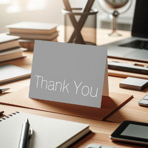 Einfache Visitenkarten Dankeskarte