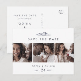 Einfache Vorlage für Mountain 3 Save the Date