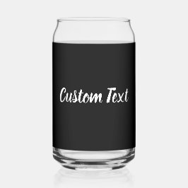 Einfache Vorlage für Schwarzweiß-Skripte Dosenglas