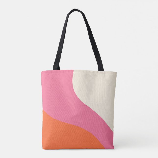 Einfache Waagen - Rosa, Orange und Creme (Rückseite)