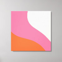 Einfache Waagen - Rosa, Orange und Creme