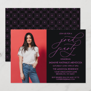 EINFACHE WÄHRUNGSKALLIGRAPHISCHE ABSCHLUSS-EINLADU EINLADUNG