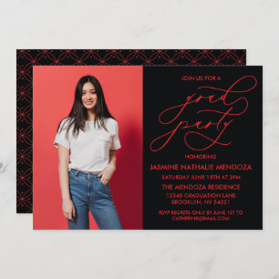 EINFACHE WÄHRUNGSKALLIGRAPHISCHE ABSCHLUSS-EINLADU EINLADUNG