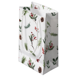 Einfache warme Rot Winter Wasserfarbe Weihnachten Kleine Geschenktüte