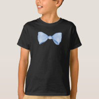 Einfache Wasserfarbe Baby Blue Bow