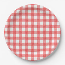 Einfache Wassermelone Gingham