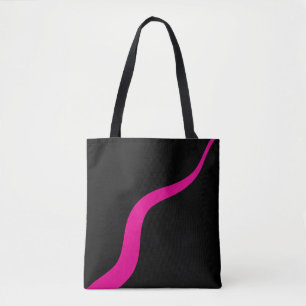 Einfache Waves 3 in Magenta und Schwarz