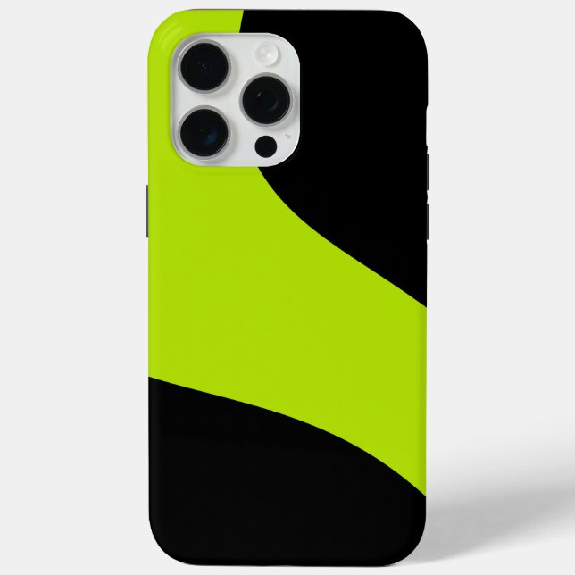 Einfache Waves in Lime Green Case-Mate iPhone Hülle (Rückseite)