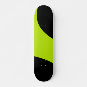 Einfache Waves in Lime Green Skateboard