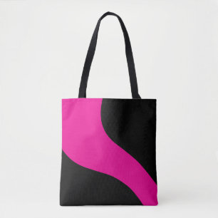Einfache Waves in Magenta und Schwarz