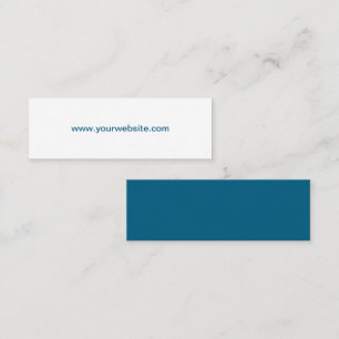 Einfache Website Werbe Geschäftskarten Mini Visitenkarte