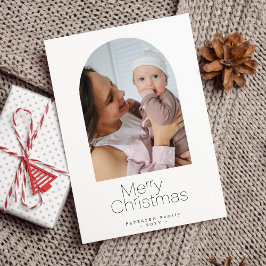 Einfache Weihnachten im minimalistischen Foto