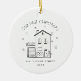 Einfache Weihnachten New Zuhause Holiday Ornament