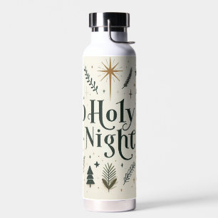 Einfache Weihnachten O Heilige Nacht Trinkflasche