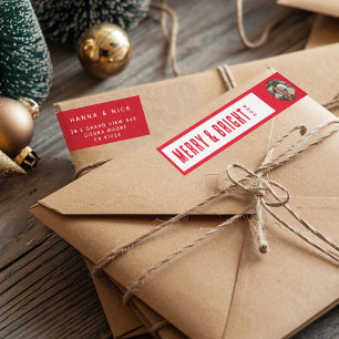 Einfache Weihnachts-Foto-Adresse