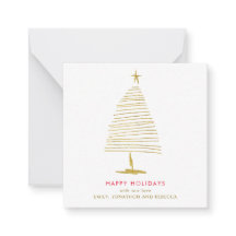 Einfache Weihnachtsbaum Gold Imitats Glitzer