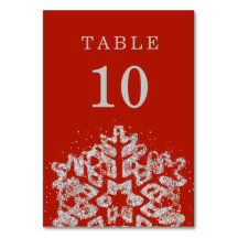 Einfache Weihnachtsfeier Hochzeit Silver Red