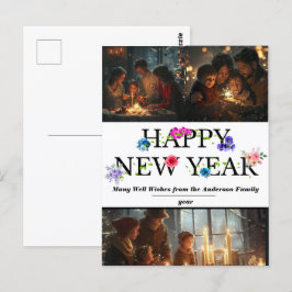 Einfache Weihnachtsfeier Postkarte