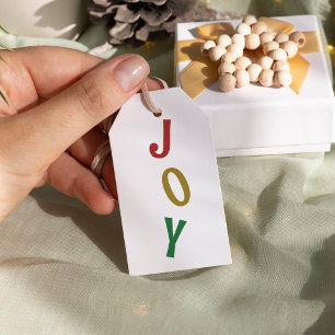Einfache Weihnachtsfreude Geschenkanhänger