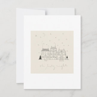 Einfache Weihnachtskarte Feiertagskarte