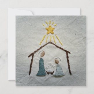 Einfache Weihnachtskarte Feiertagskarte
