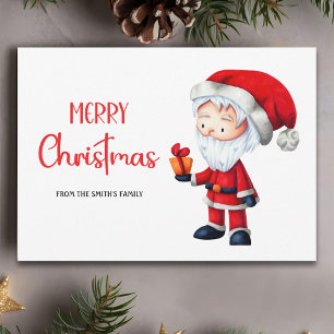 Einfache Weihnachtsmann frohe Weihnachten