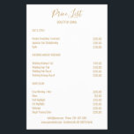 Einfache Weiße Beige Flyer<br><div class="desc">Moderner,  schlichter weißer Flyer. Entworfen für Designer,  Stylisten,  Salons,  Haare und Make-up Künstler,  Nails und Lash Künstler,  Wellness-Center und mehr.</div>