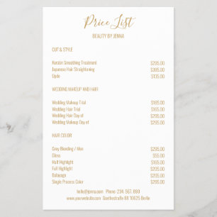 Einfache Weiße Beige Flyer