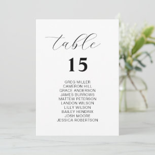 Einfache weiße Hochzeitskarten Einladung