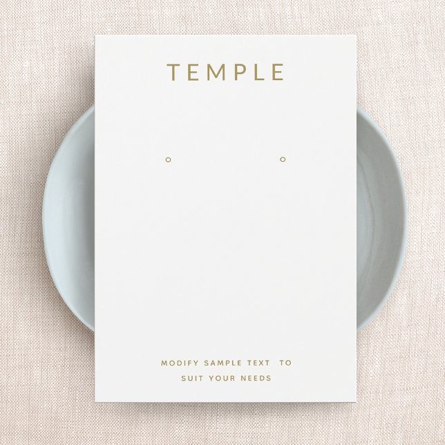 Einfache weiße Karte zum Hinzufügen von Logos (Von Creator hochgeladen)