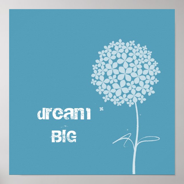 Einfache weiße Kronleuchte Poster (Vorne)