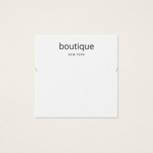 Einfache weiße, moderne Nekklassekarte