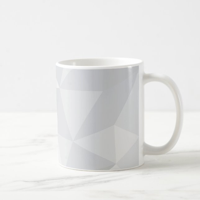 Einfache, weiße, moderne, trendige, coole Abbildun Kaffeetasse (Rechts)