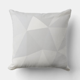 Einfache, weiße, moderne, trendige, coole Abbildun Kissen
