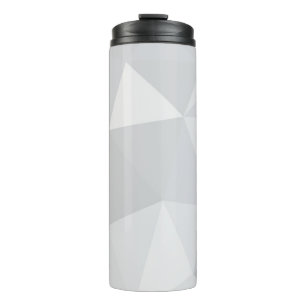 Einfache, weiße, moderne, trendige, coole Abbildun Thermosbecher