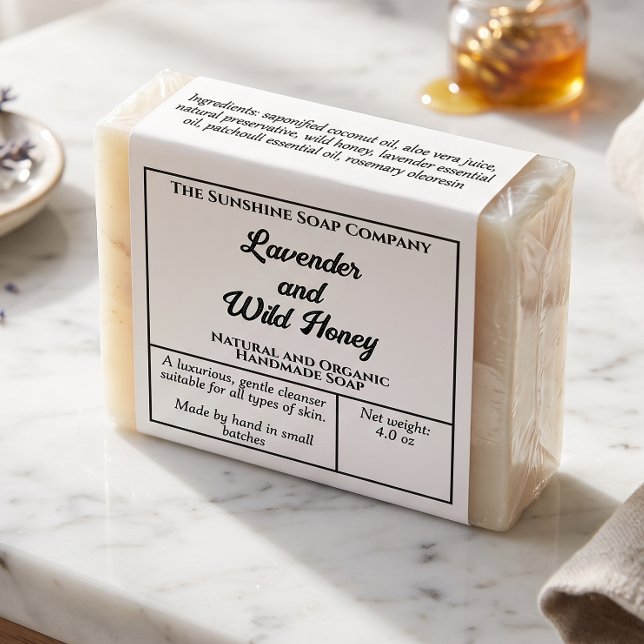 Einfache weiße Seifenproduktverpackung (Von Creator hochgeladen)