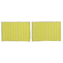 Einfache weiße Streifen auf Bananengelben Hintergr