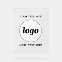 Einfache Werbeaktion für Logos