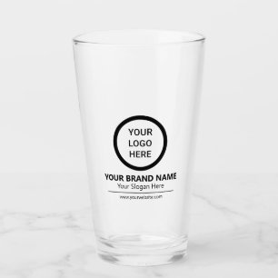 Einfache Werbeaktion von Logo-Pint-Glas Glas