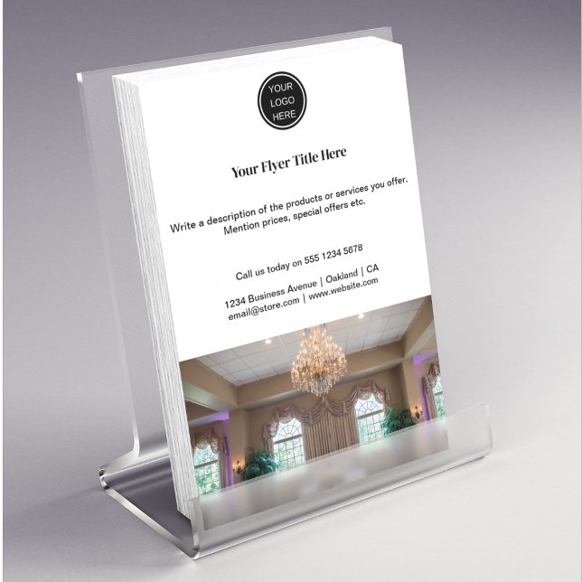 Einfache Werbefirma-Logo Flyer (Von Creator hochgeladen)