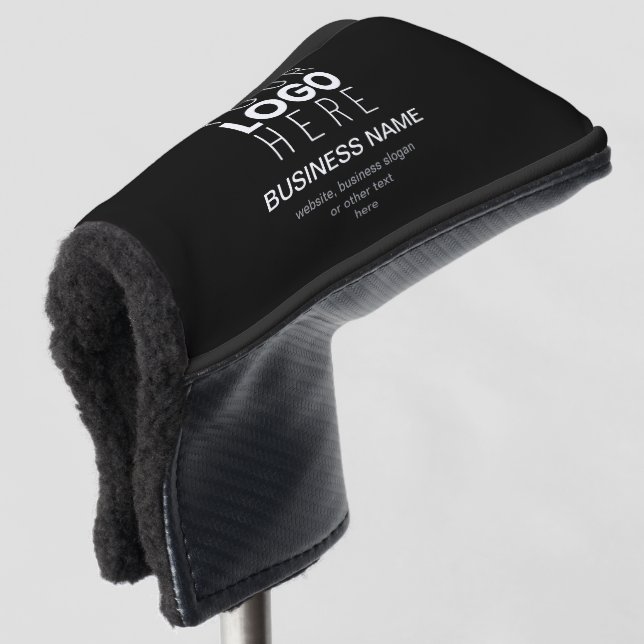 Einfache Werbevorlage für Ihr Firmenlogo Golf Headcover (3/4 Vorderseite)