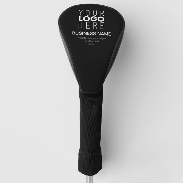 Einfache Werbevorlage für Ihr Firmenlogo Golf Headcover (Vorderseite)