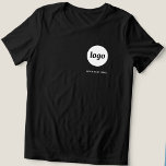 Einfache Werbung für Logos und Texte<br><div class="desc">Einfaches Logo und benutzerdefinierter T - Shirt für Textverarbeitung. Ersetzen Sie das Logo und den Text durch Ihren eigenen,  um es anzupassen. Tragen Sie sie selbst,  geben Sie sie Ihren Mitarbeitern und Mitarbeitern,  verkaufen sie an Kunden und Kunden oder geben sie als Werbematerial,  um die Kundenbindung inspirieren.</div>