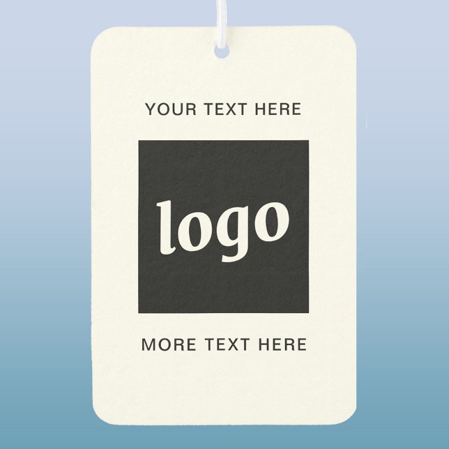 Einfache Werbung für Logos und Texte Autolufterfrischer (Simple logo with custom text business promotional air freshener)