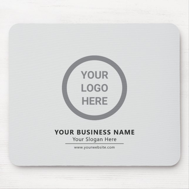 Einfache Werbung mit dem Logo "Clean Custom" Mousepad (Vorne)