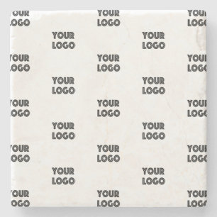 Einfache Wiederholung des Logos Steinuntersetzer