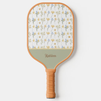 Einfache Wildblume Pickleball Schläger