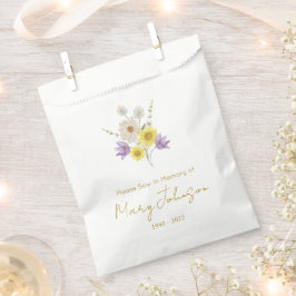Einfache Wildblumen-Samenpackung Beerdigung Geschenktütchen