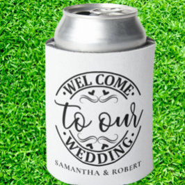 EINFACHE WILLKOMMENS HOCHZEIT DOSENKÜHLER